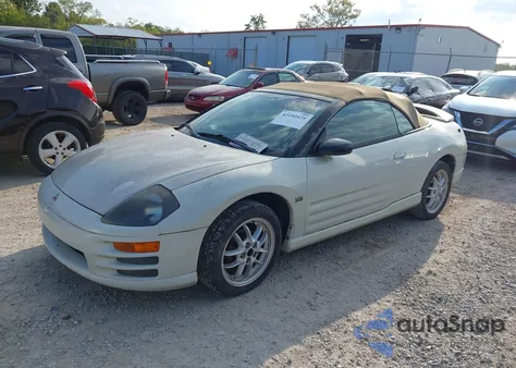 2001 Mitsubishi Eclipse Spyder Gt из США, поврежденный, VIN 4A3AE85H61E189502